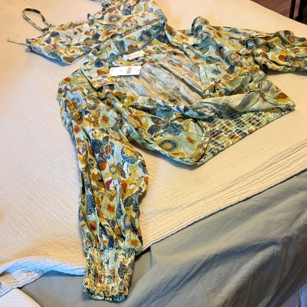 Anthropologie Multicolor Patterned Dress